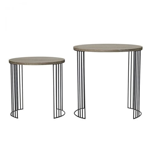 DRUM NESTED ROUND TABLES