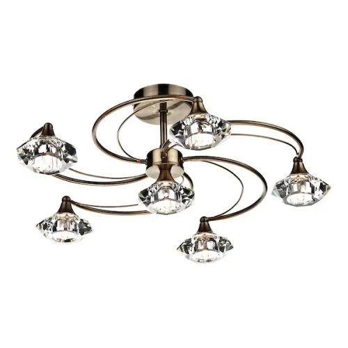 LUTHER 6Lt SEMI FLUSH
